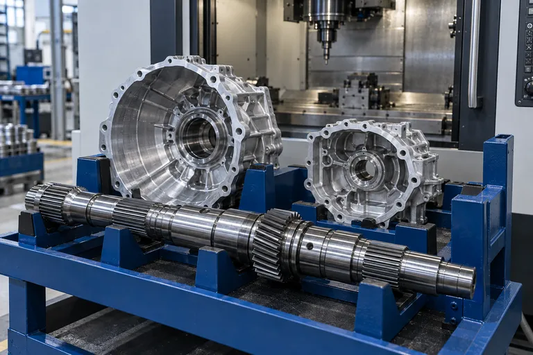 Precision CNC Components for Automotive Systems — representative engineering image